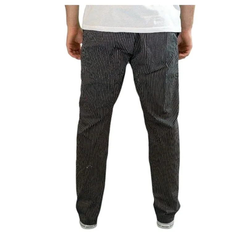 Pantalone cuoco per cucina puro cotone gessato